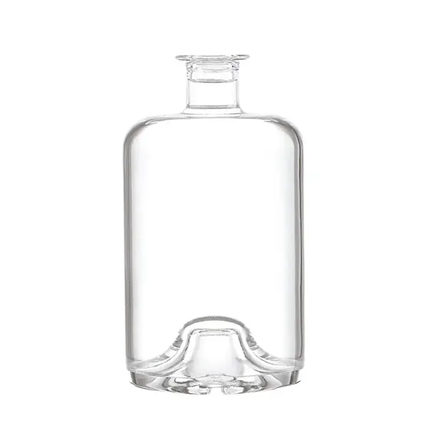 High White Vodka Glass Bottle