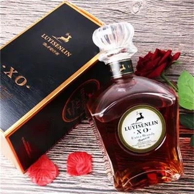 Glasflaska för vodka